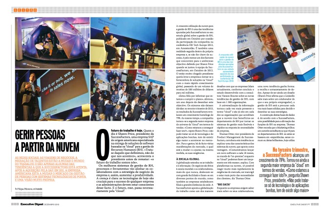 Gerir pessoas a partir da nuvem | Filipa Moreno | Executive Digest