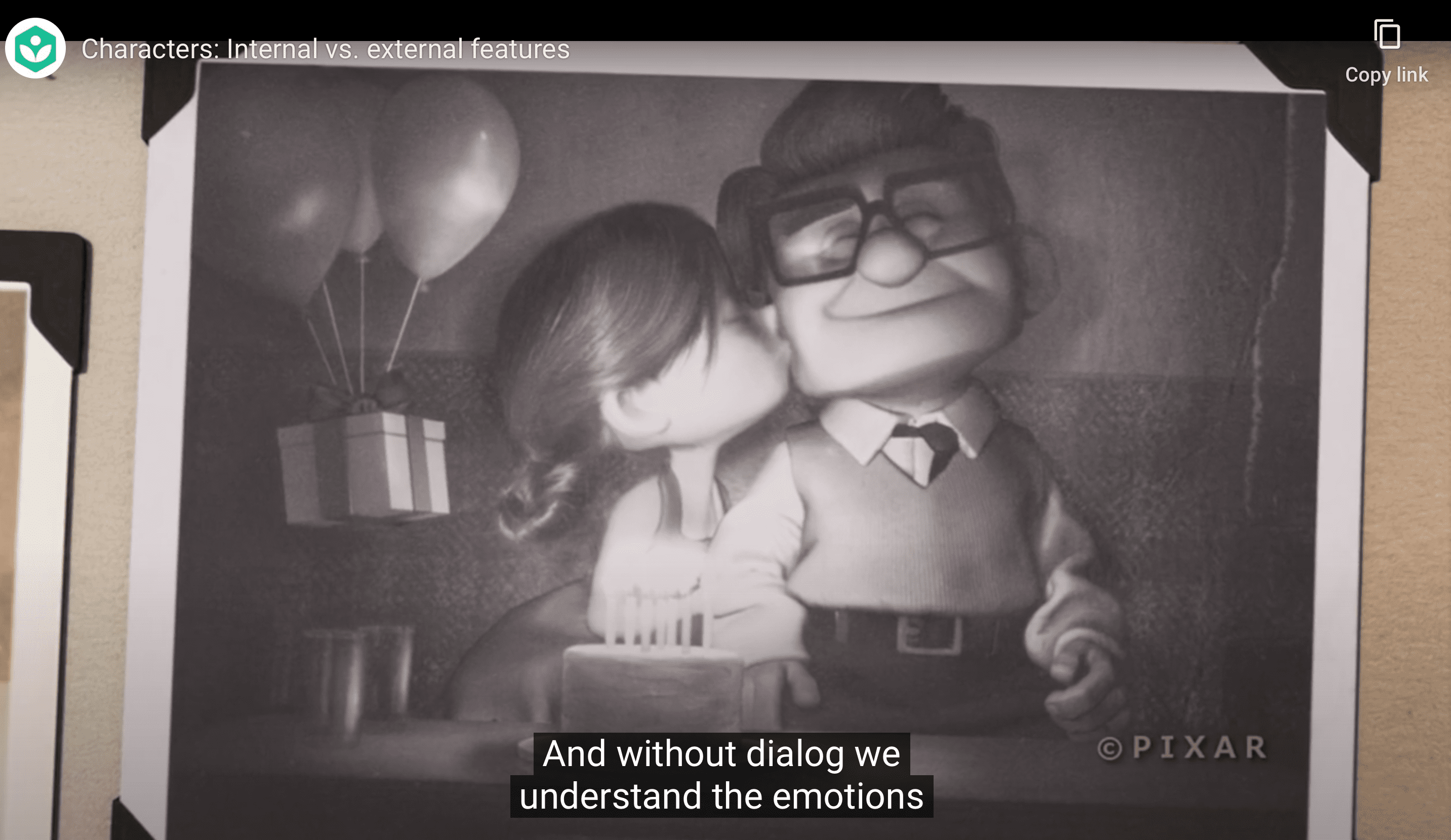 The art of storytelling - Pixar